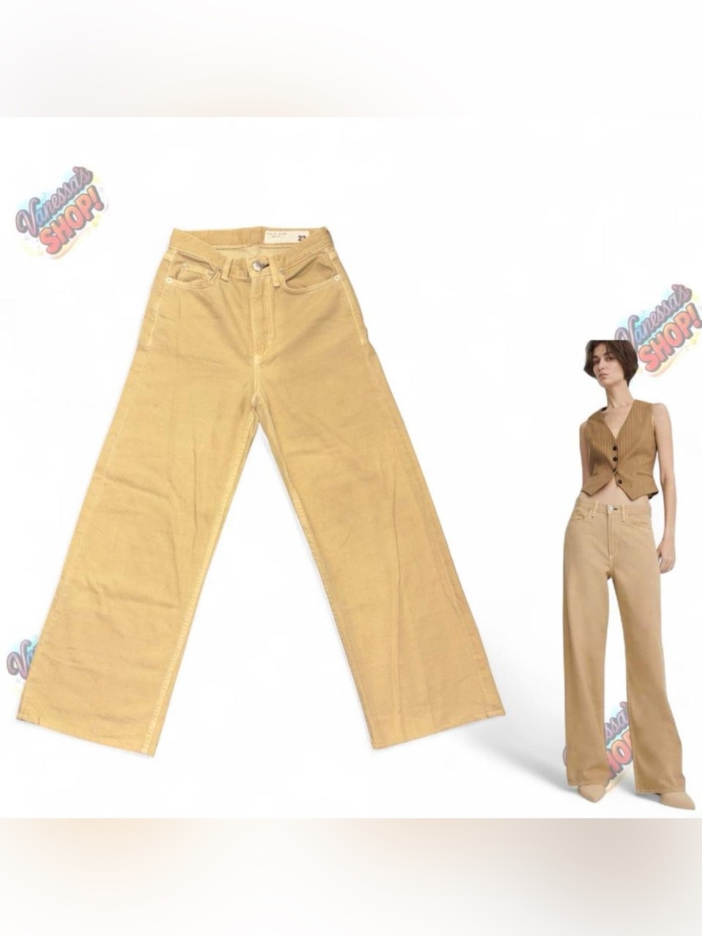 Rag & Bone Logan Wide-Leg Featherweight Jeans!